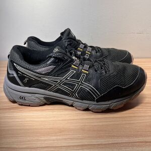 Asics Womens‎ Gel Venture 8 Size 7.5 Black Running Shoes Sneakers 1012A706